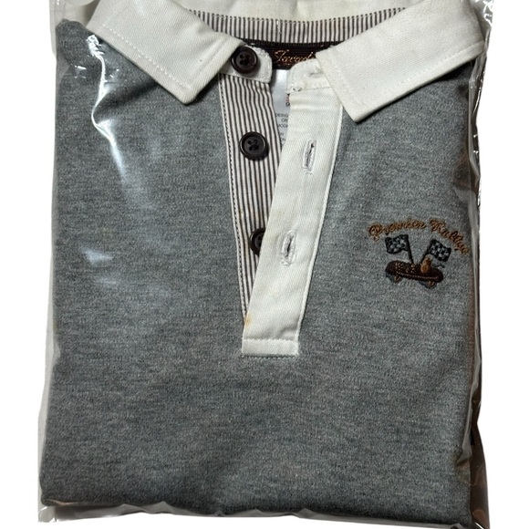 Gray Kids Polo Shirt - Picture 8 of 8